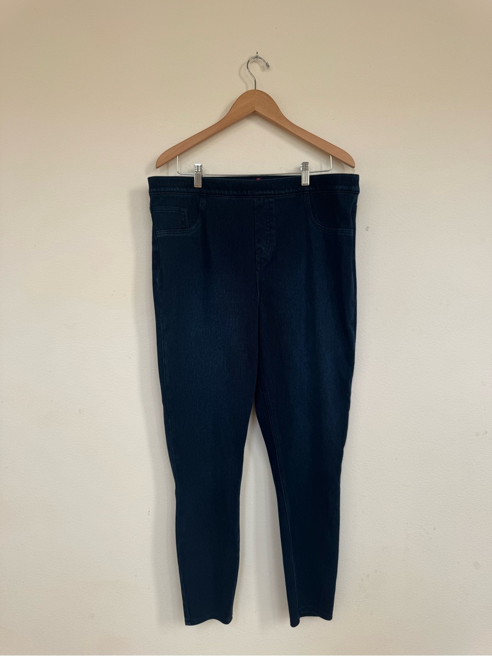 SPANX Dark Blue Pull-On Jeggings